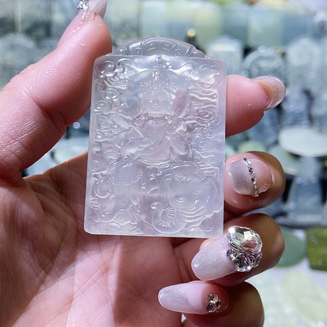 岫玉吊坠未镶嵌吊坠