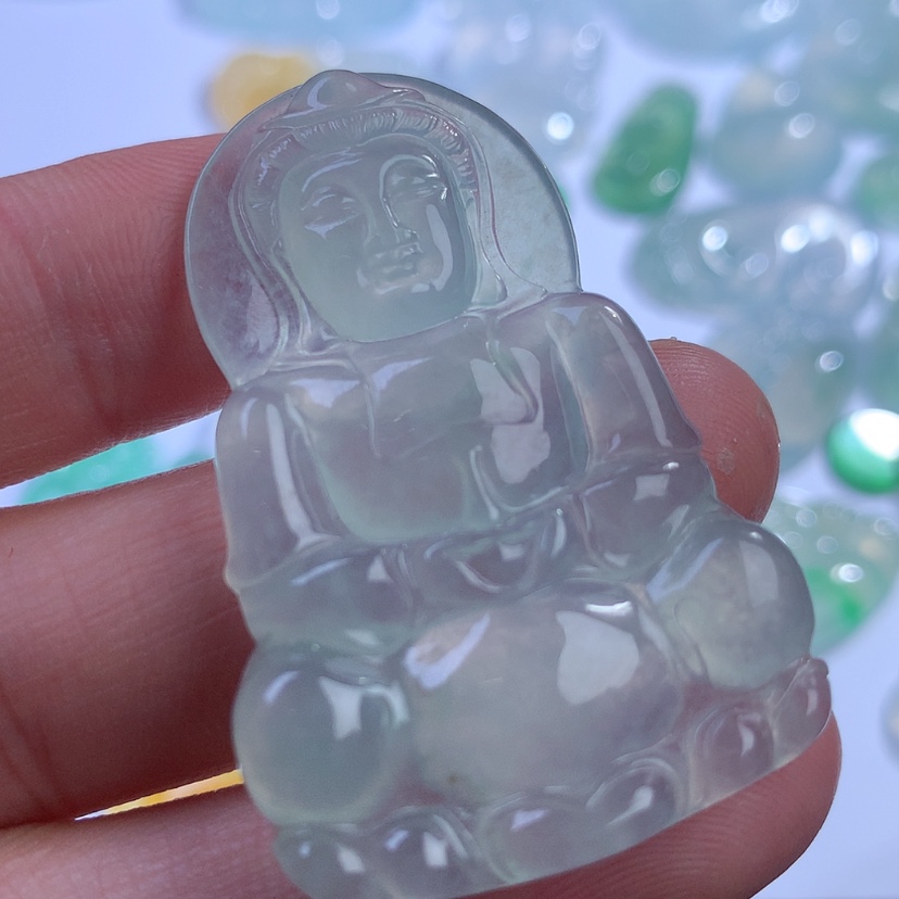 【闪购商品】翡翠颈饰未镶嵌缅甸A货翡翠