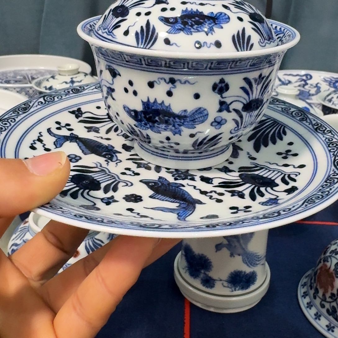 青风瓷影手工手绘