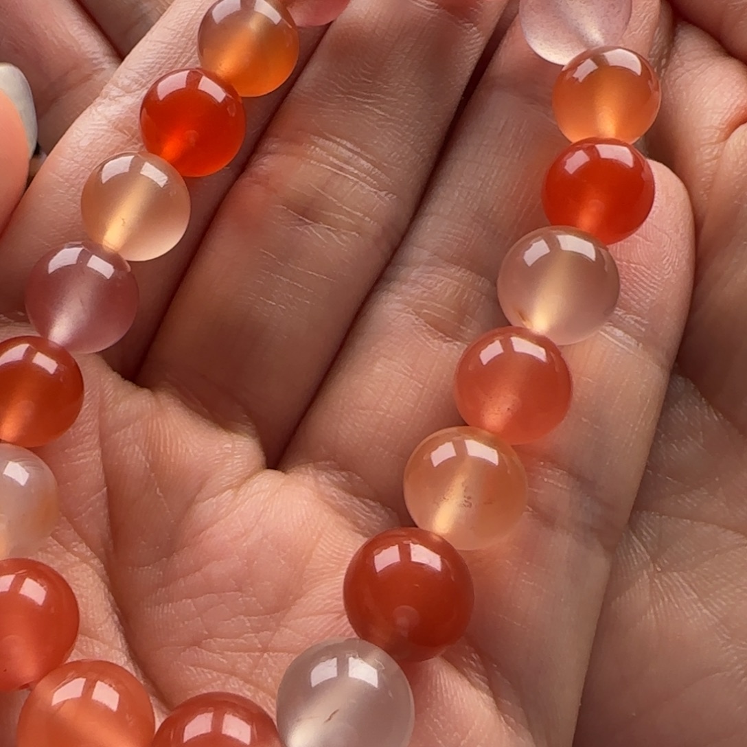 Y***、南红玛瑙手串9➕未镶嵌