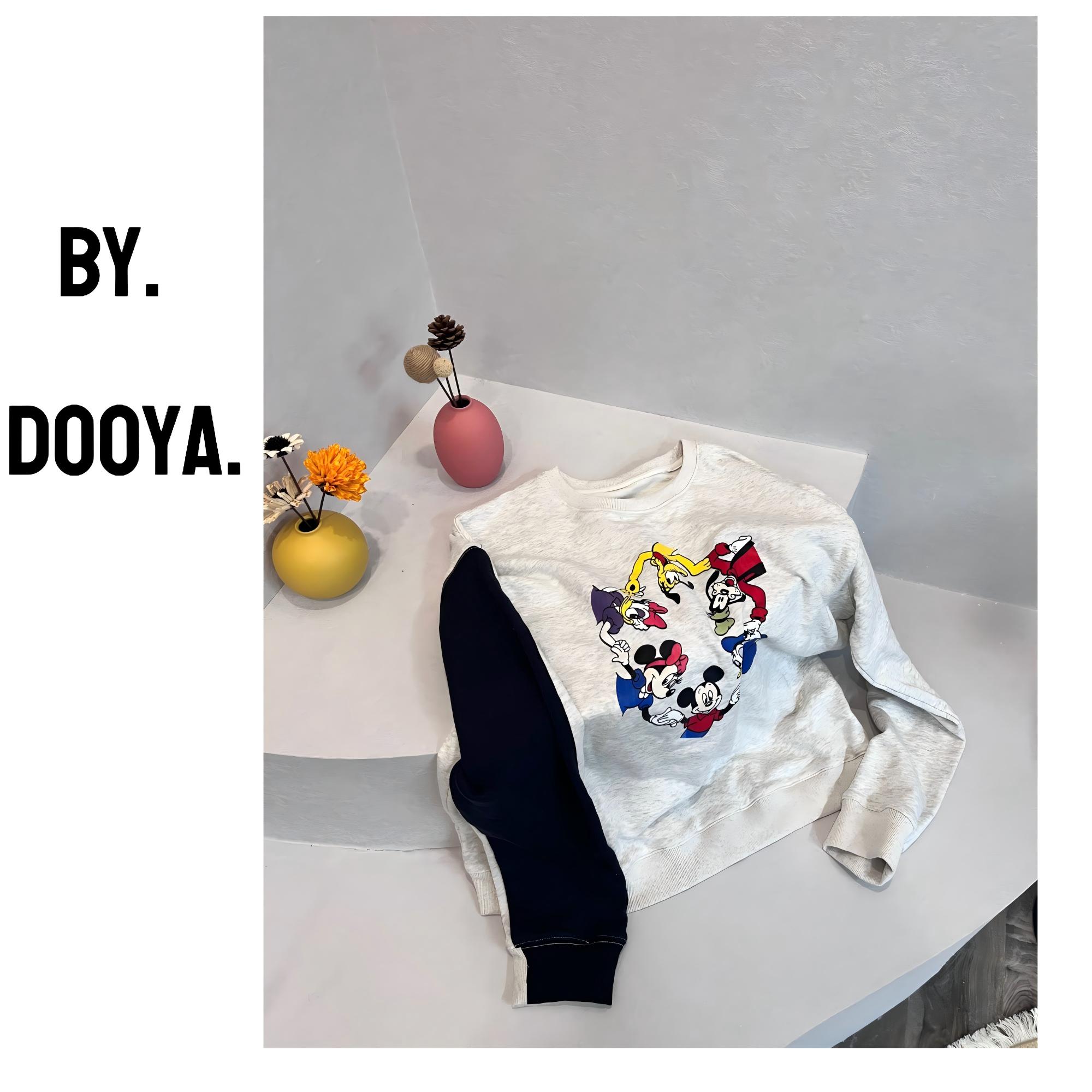 DOOYA 11130340卡通拼色可爱卫衣