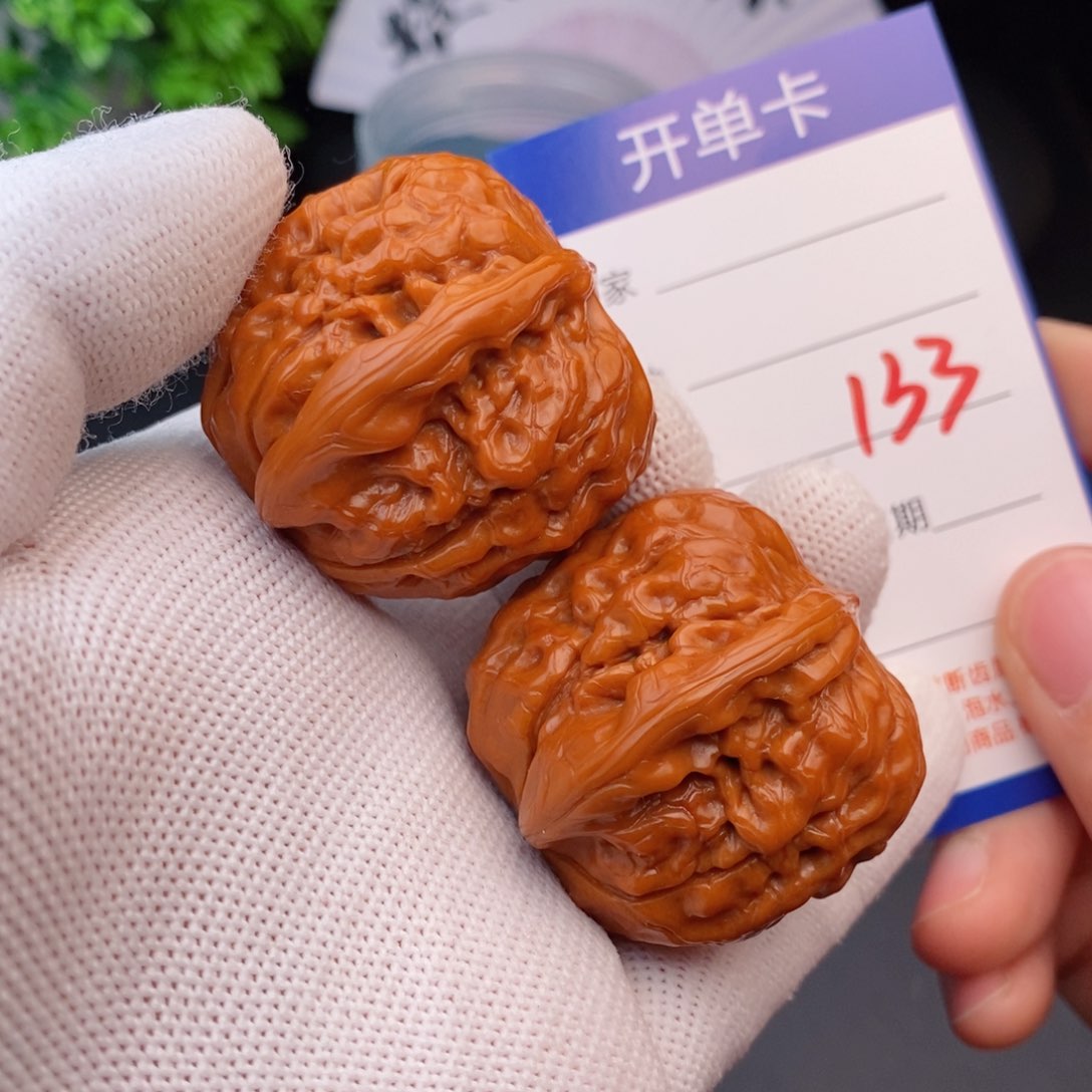 文玩核桃把件39甲骨文133