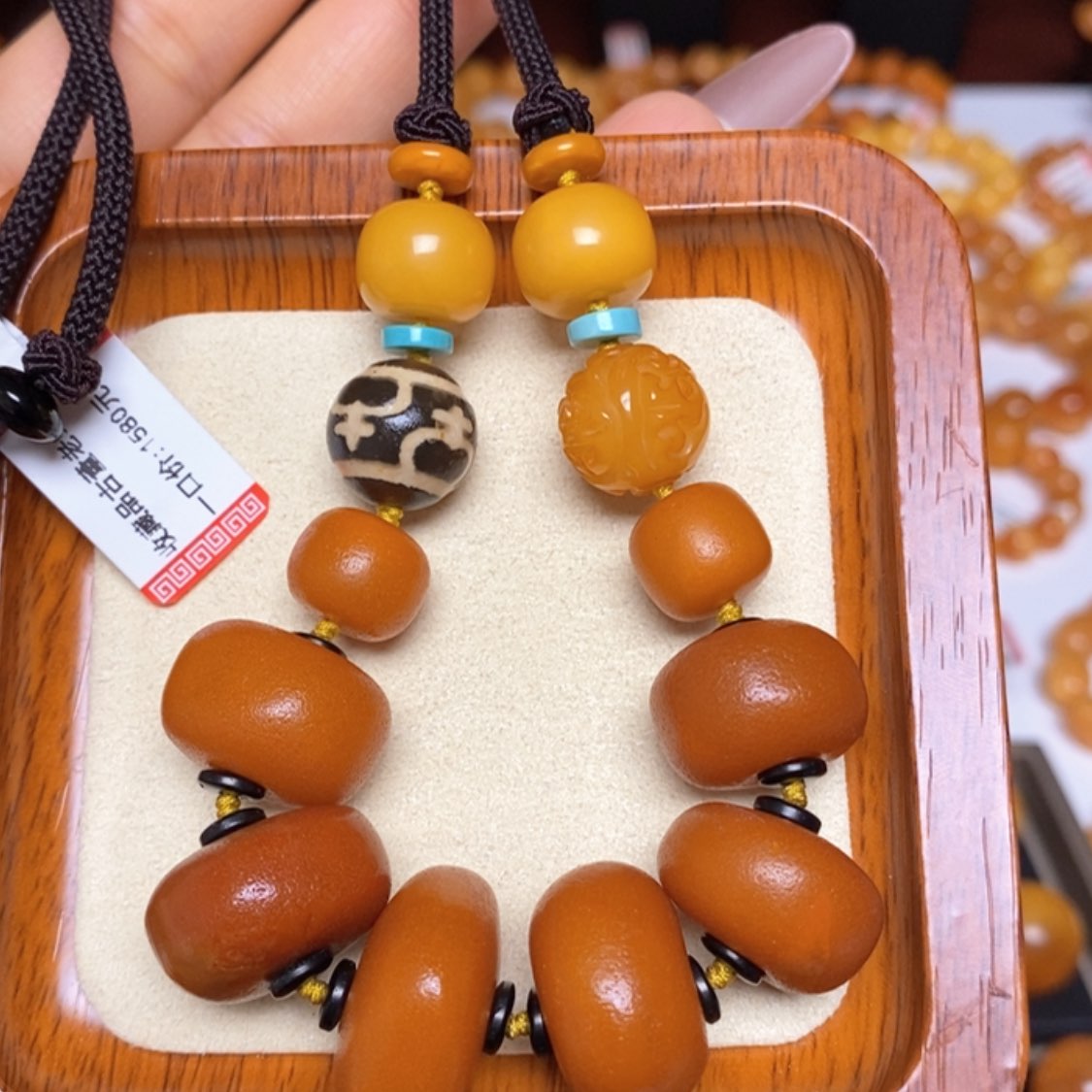 【闪购商品】蜜蜡颈饰未镶嵌项链