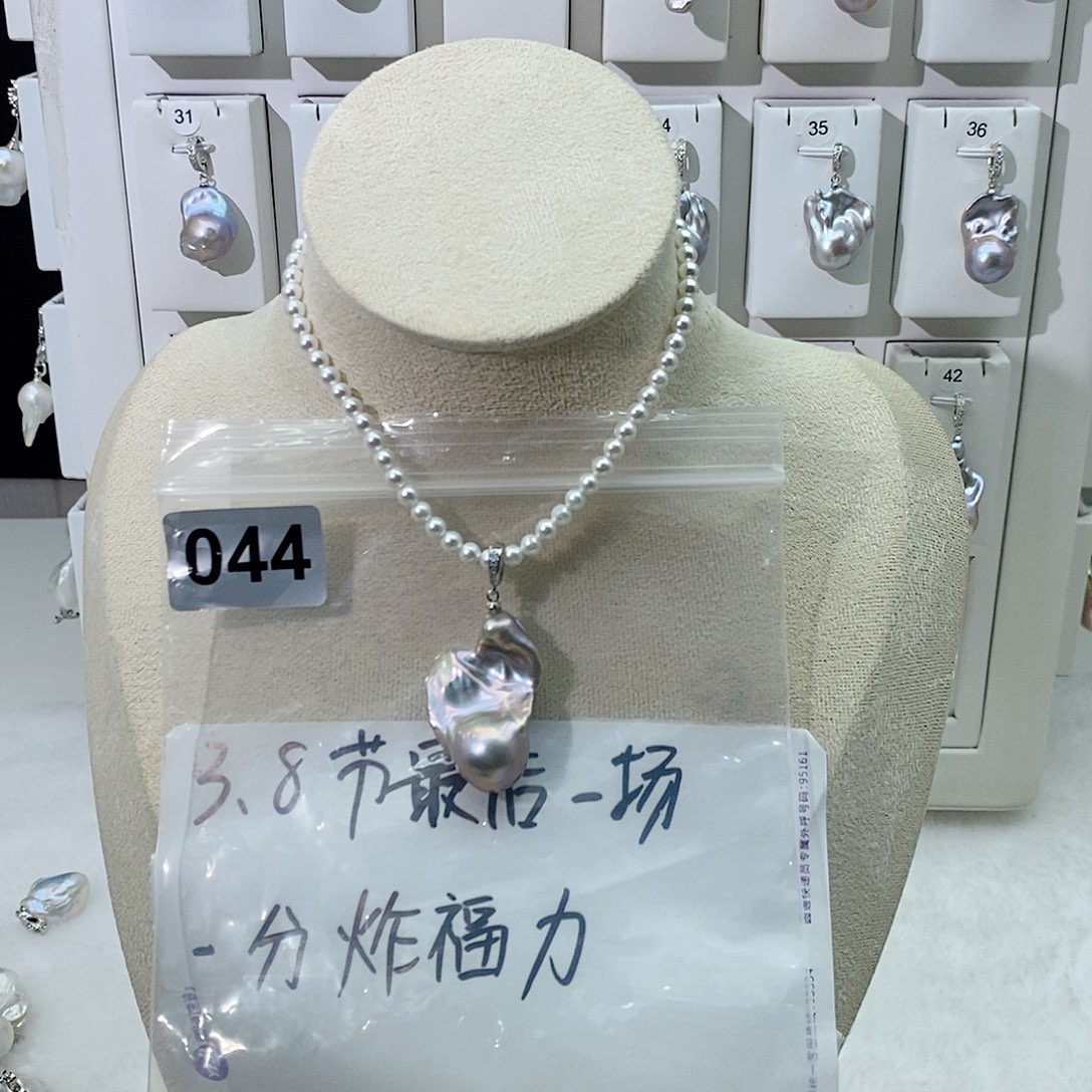 淡水珍珠颈饰合金
