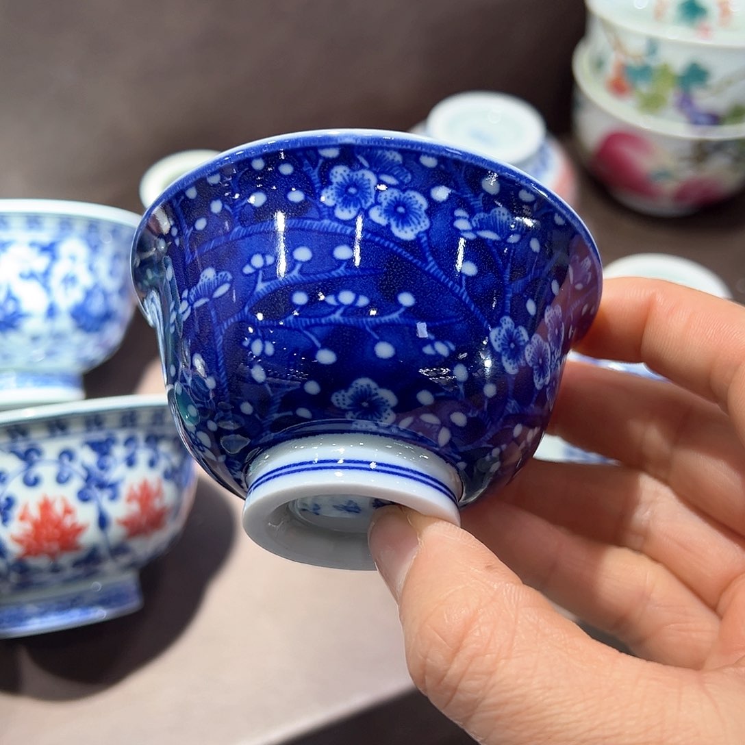 盖碗全场七景德镇的早高峰上都有