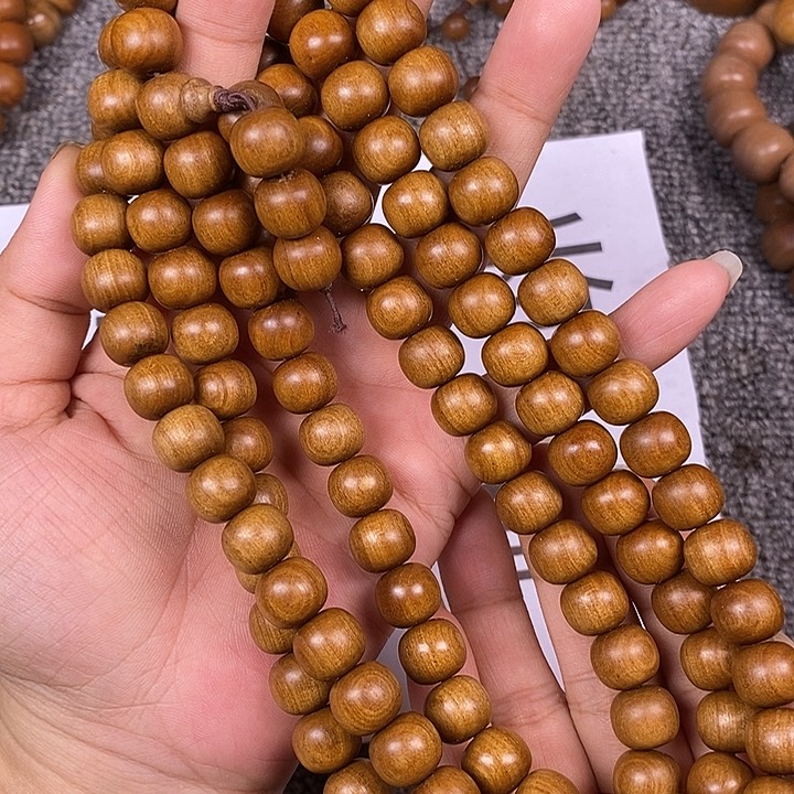 檀香木手串/手链老山檀香沙皮供奉老料10/11/108沉水