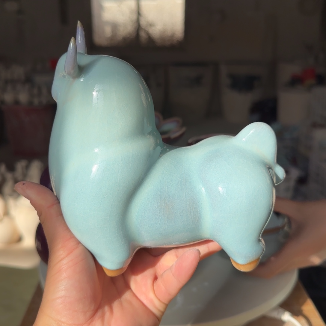 陶摆件郑家钧瓷摆件