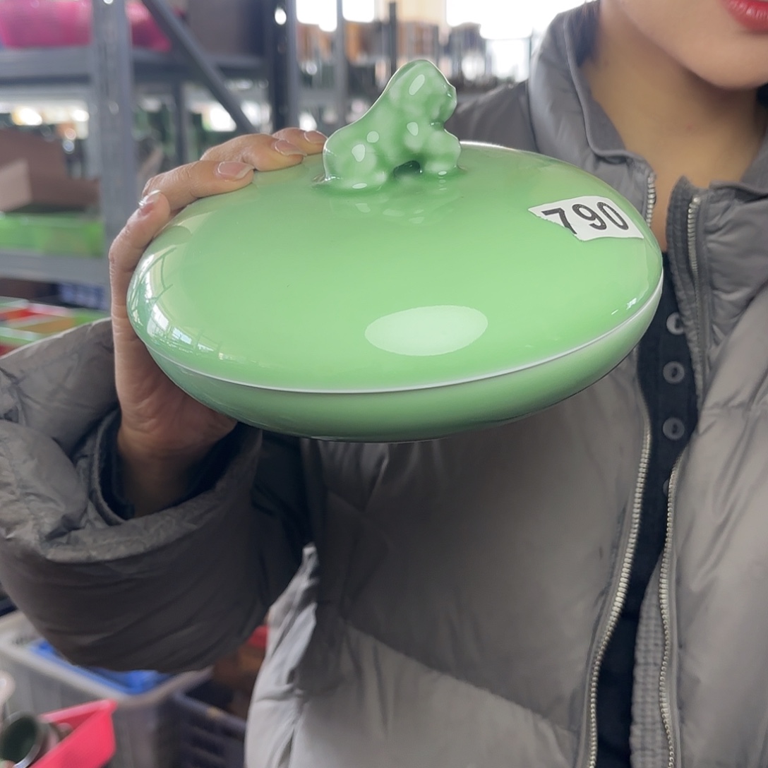 龙泉云间青瓷小米茶器