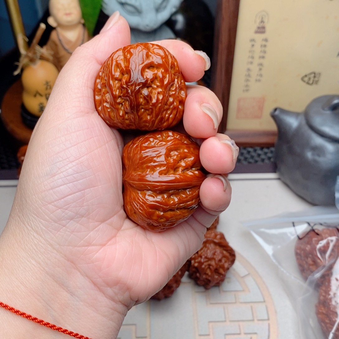 吊坠文玩核桃用****2元宝有黑