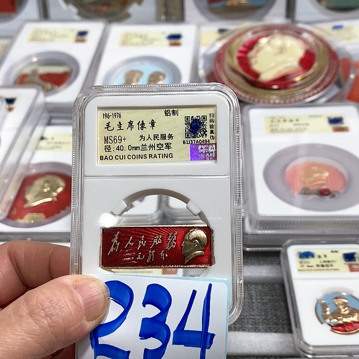 铝草**鹰精品像章234号像章