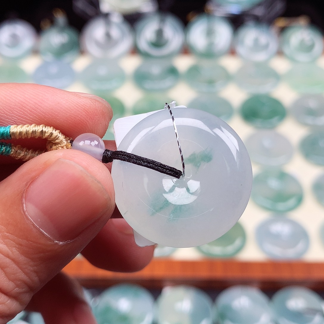 颈饰未镶嵌翡翠25.8-5.8mm