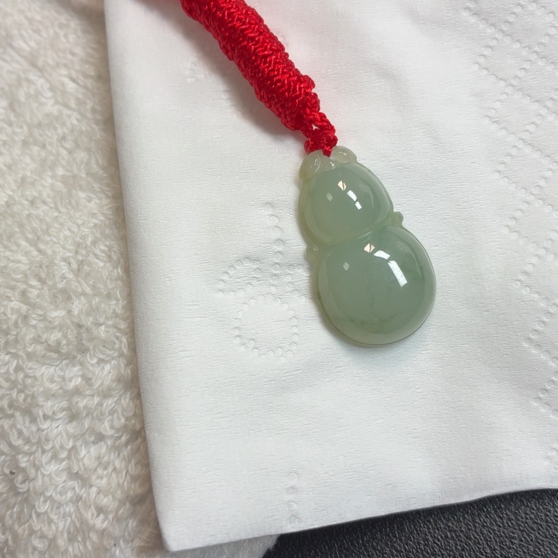 翡翠未镶嵌颈饰翡翠天然A货葫芦