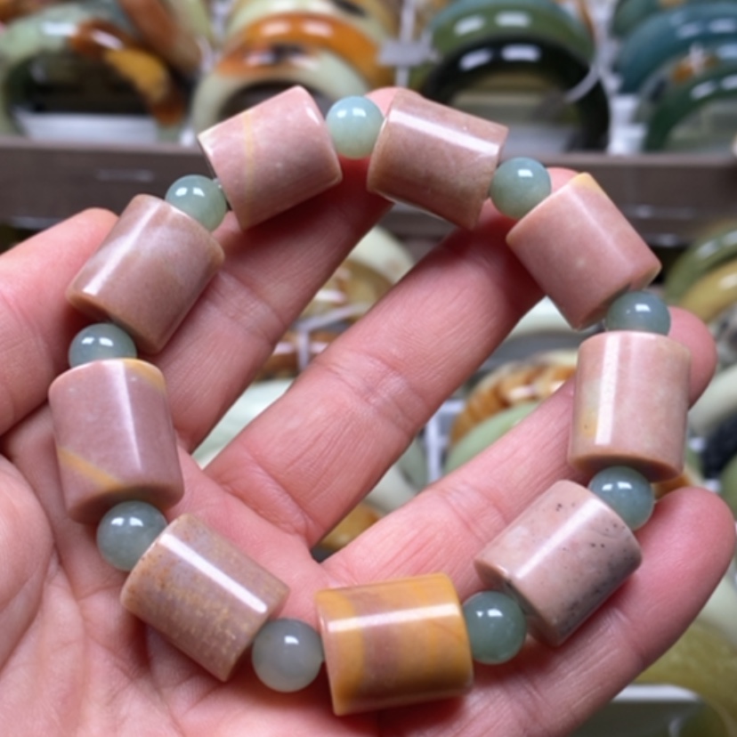 【闪购商品】蛇纹石玉手镯未镶嵌