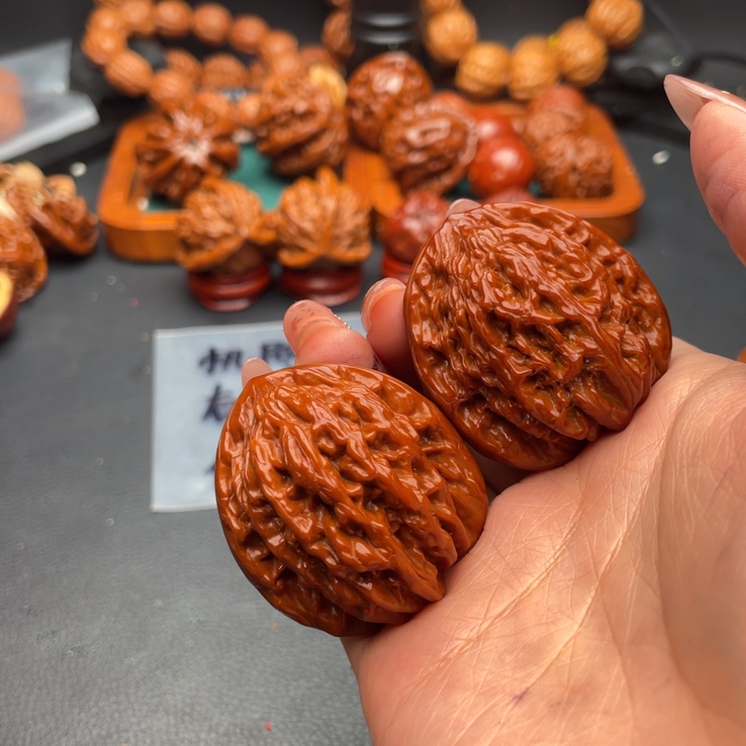 文玩核桃把件麦虎