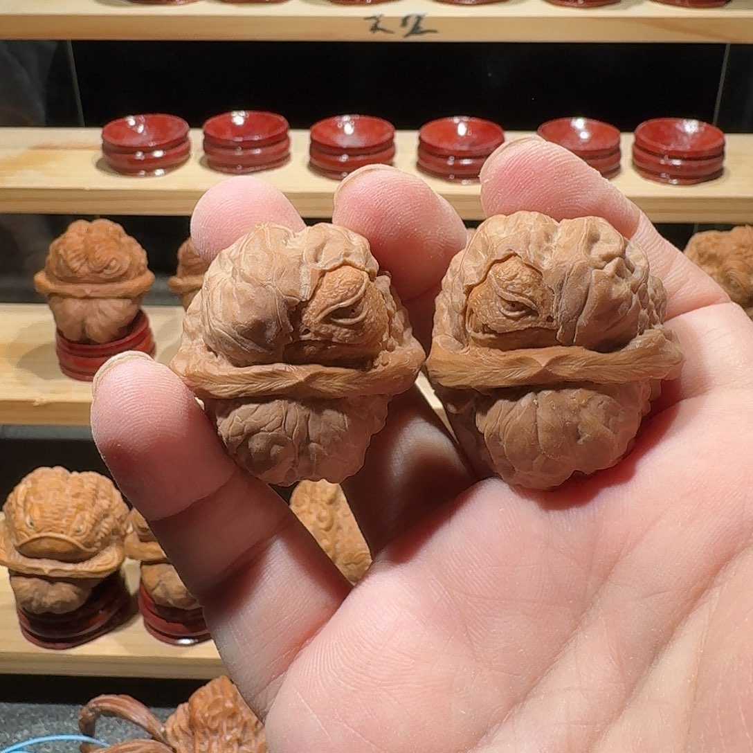 把件文玩核桃尺寸35+破壳重生
