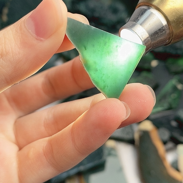 翡翠裸石纯天然翡翠