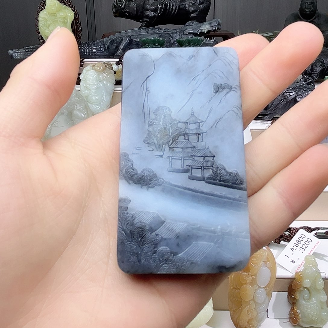 和田玉挂件未镶嵌