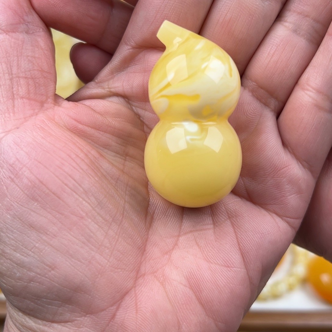 蜜蜡未镶嵌颈饰纯天然琥珀蜜蜡