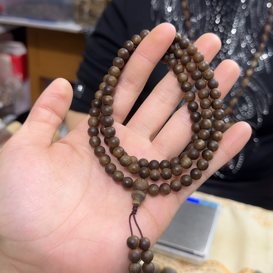 沉香木手串白棋沉水多圈 0.6-20 克多样性发一