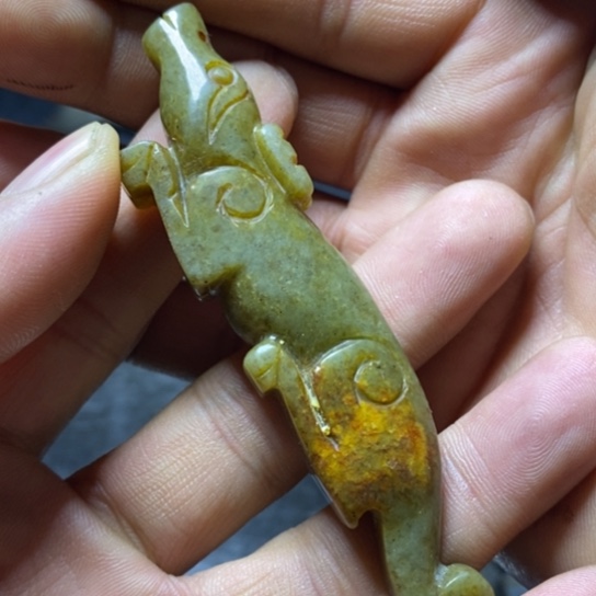 和田玉把件未镶嵌