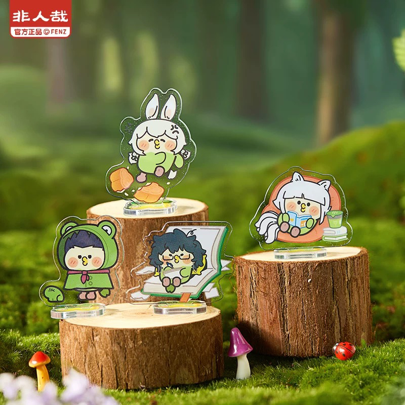 非人哉×小鹦鹉【BEBE联名】立牌/尺子/挂件/亚克力卡/亚克力色纸