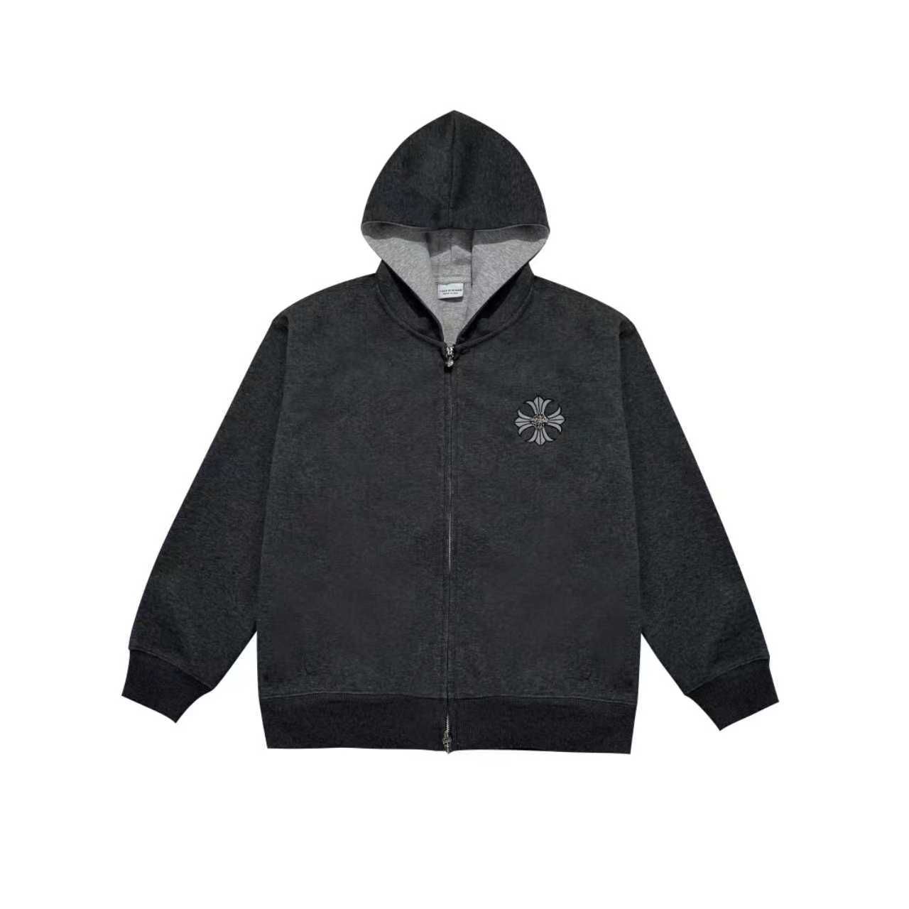 12号链接重磅开衫克家卫衣连帽宽松休闲外套-M0183