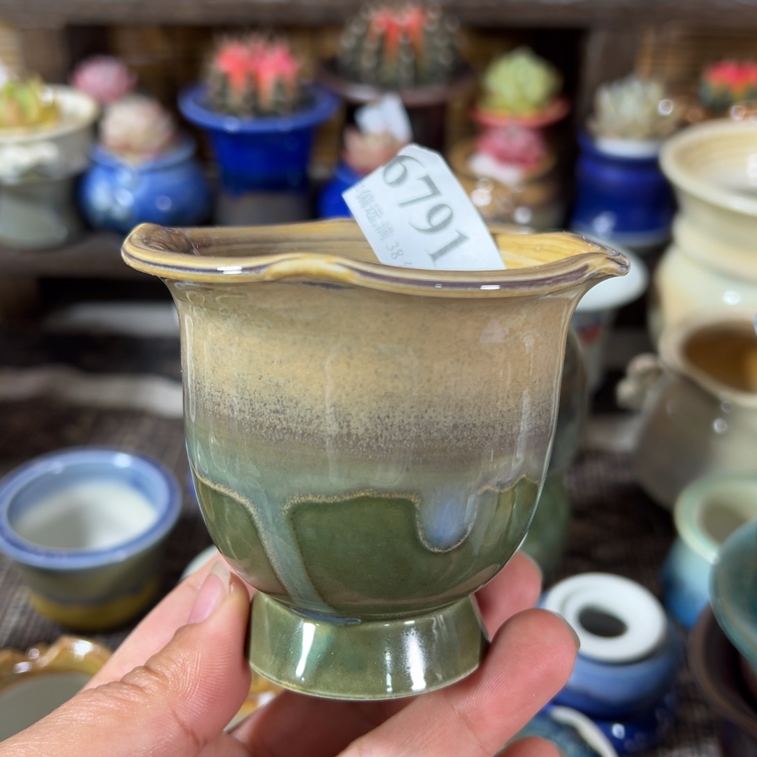 红陶景德镇手工花盆