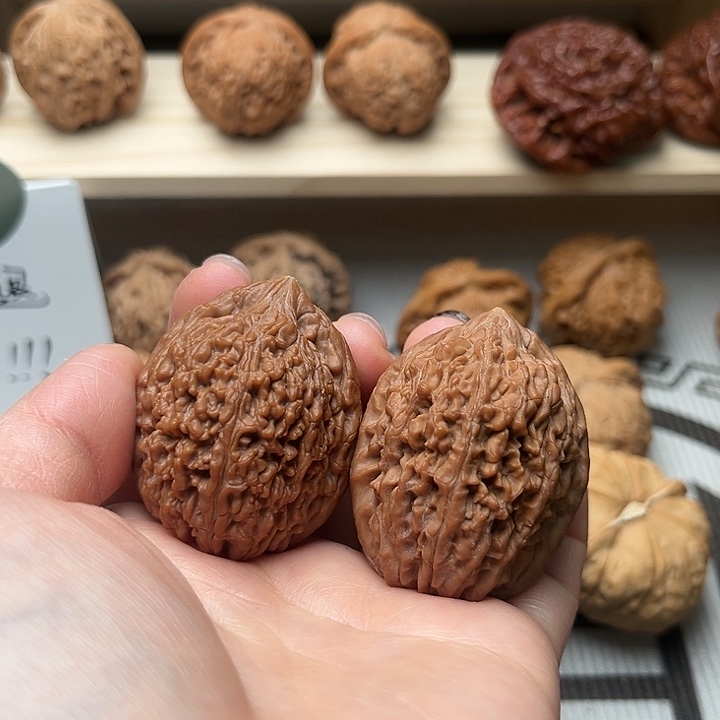 吊坠文玩核桃蒜头35高差尺