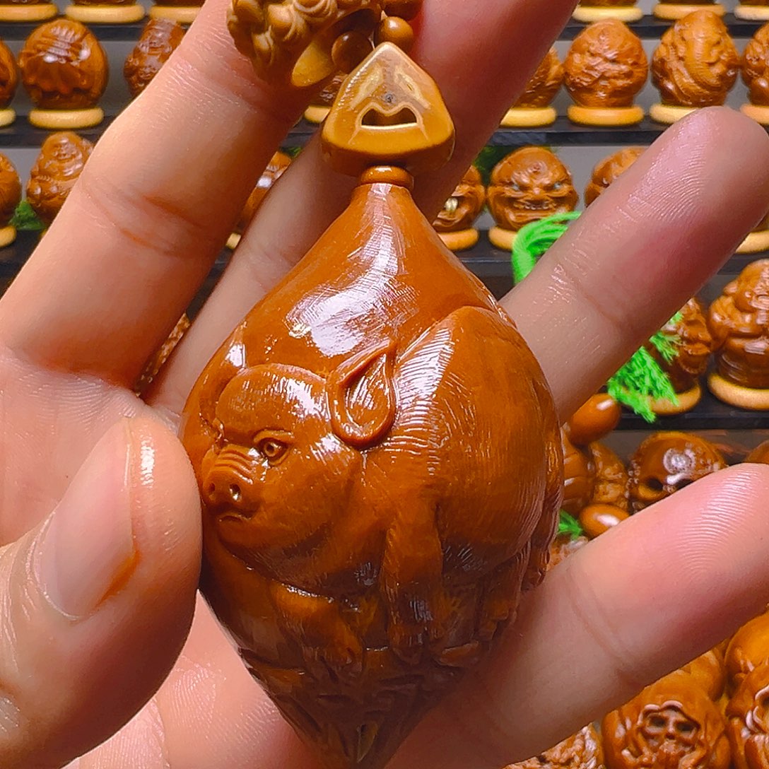 情***人手串/手链橄榄核猪守护手工高货