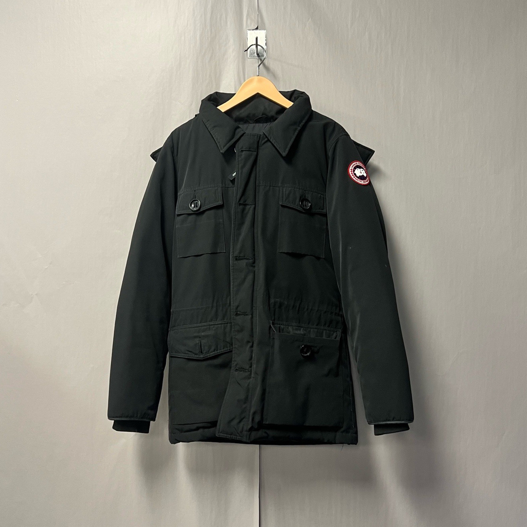 99新 CANADA GOOSE 飞行员连帽含羽绒夹克羽绒服s码 #2125jnd