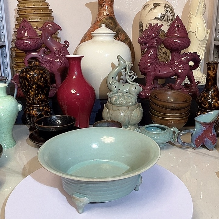 瓷片摆件摆件摆件