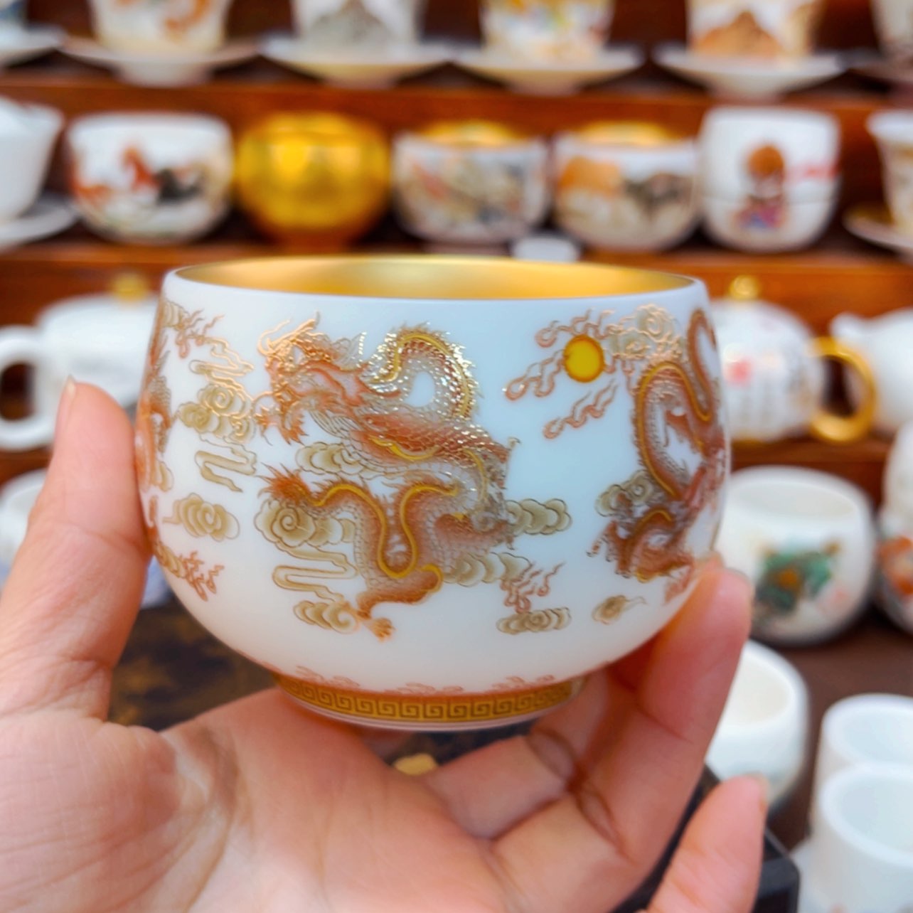 【闪购商品】高货羊脂玉瓷陶瓷茶具