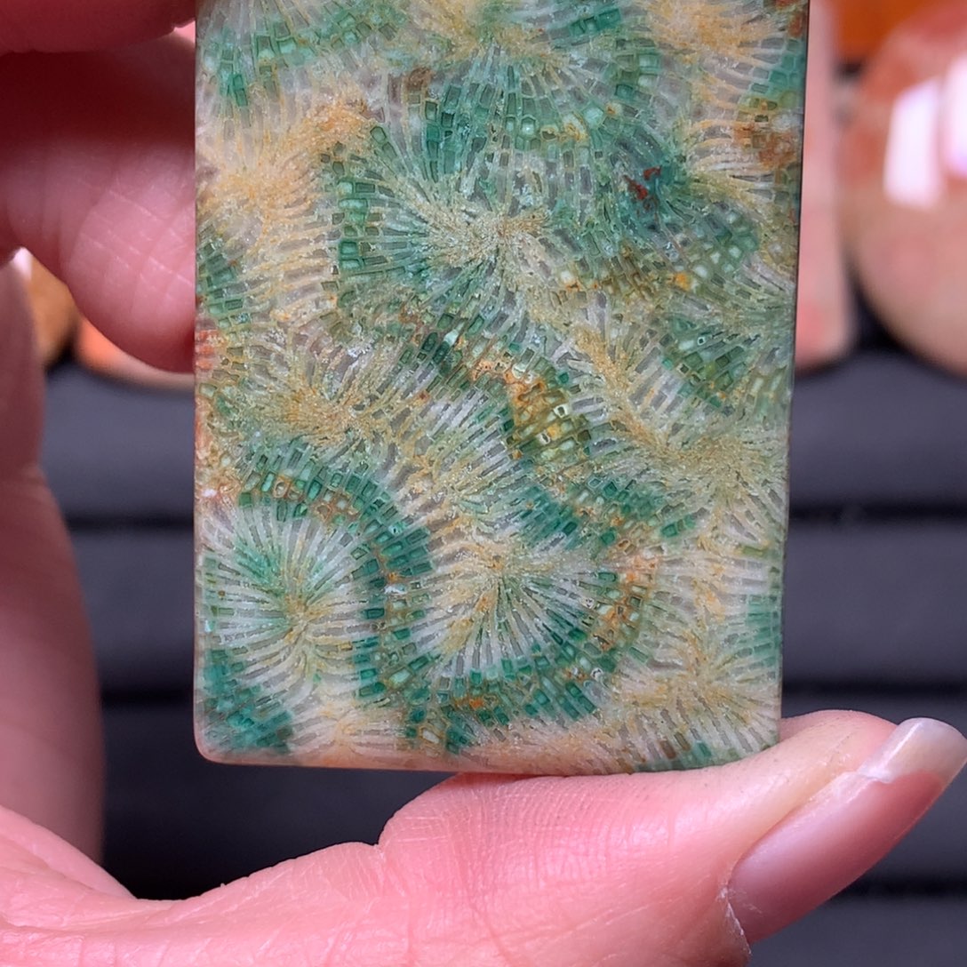 快***源硅化玉未镶嵌吊坠无事牌手排平安扣