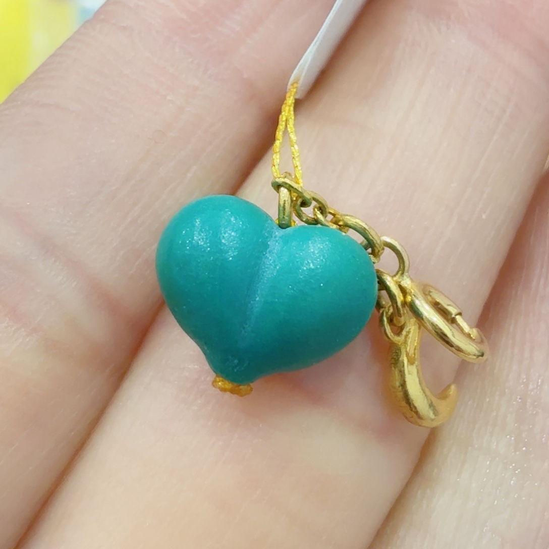 绿松石18K金镶嵌珠宝奇石