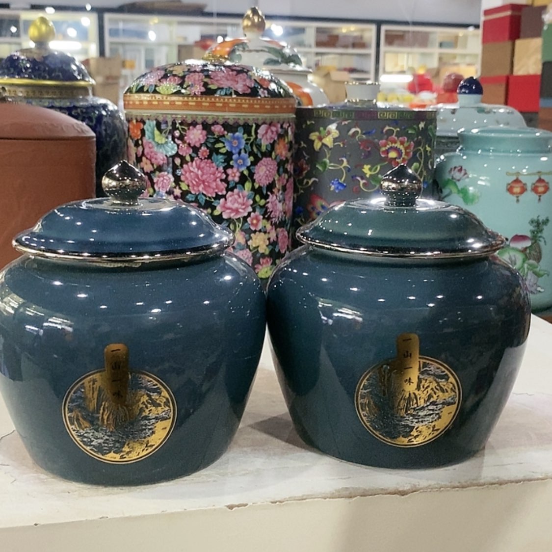 【闪购商品】罐陶瓷茶叶罐密封罐