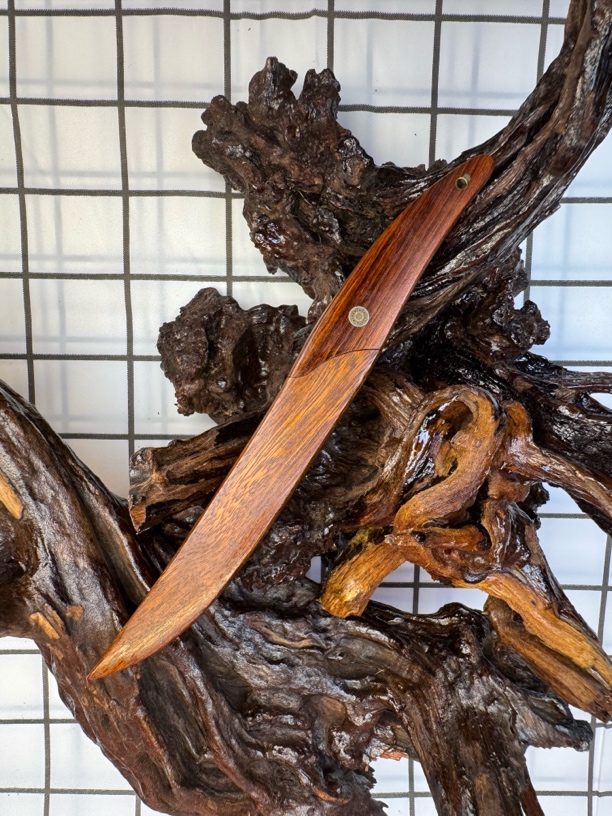 柳叶型三枚合户外家用多功能水果刀