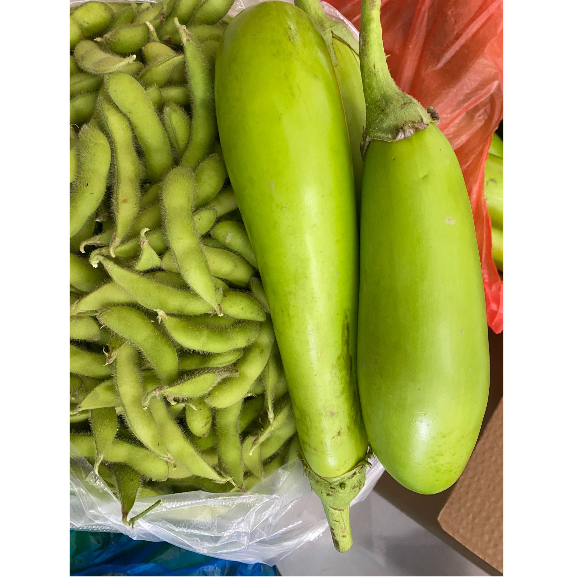 茄子毛豆汤组合（3斤毛豆+2斤茄子）