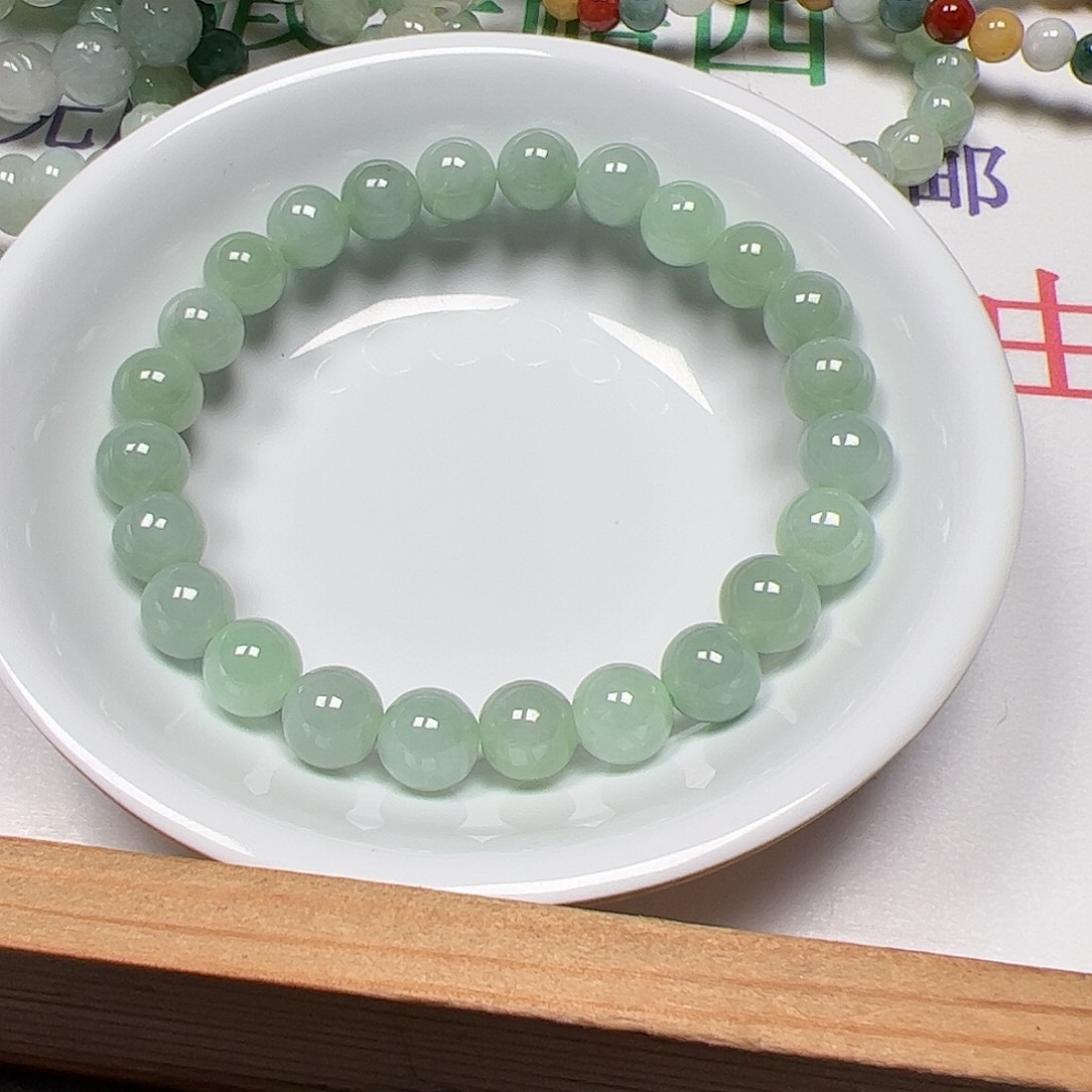 【闪购商品】翡翠手链未镶嵌简***@卡7++