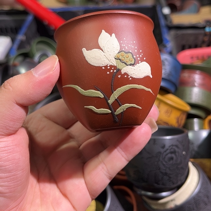 茶杯紫砂全手工紫砂主人杯