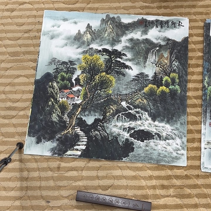 国画王*阁花鸟的翅膀和翅膀都很漂亮