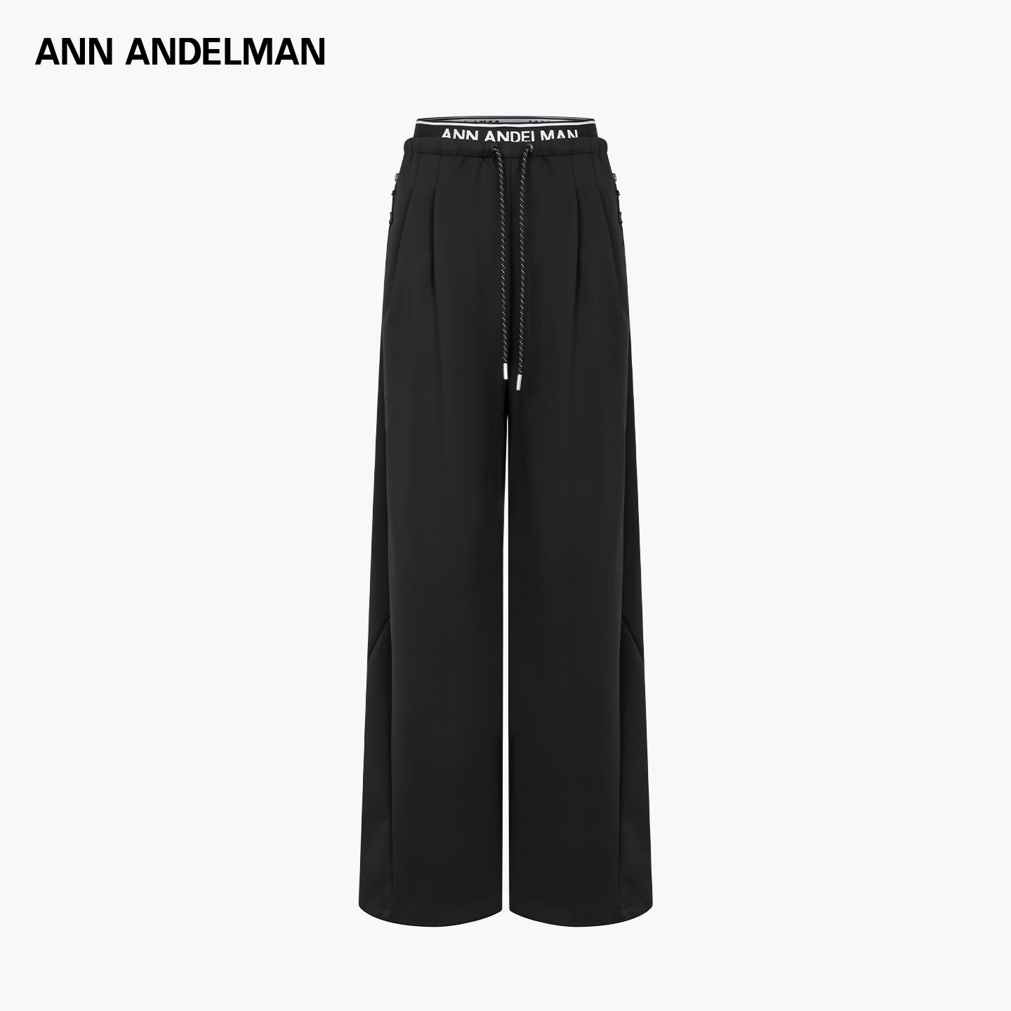 ANN ANDELMAN 25秋冬 时尚设计宽松高腰运动休闲速干长裤