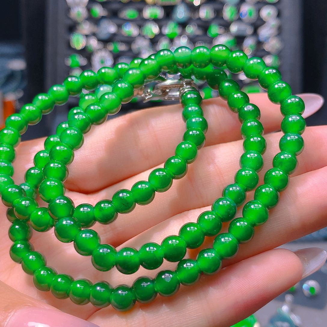 翡翠未镶嵌耳饰天然翡翠