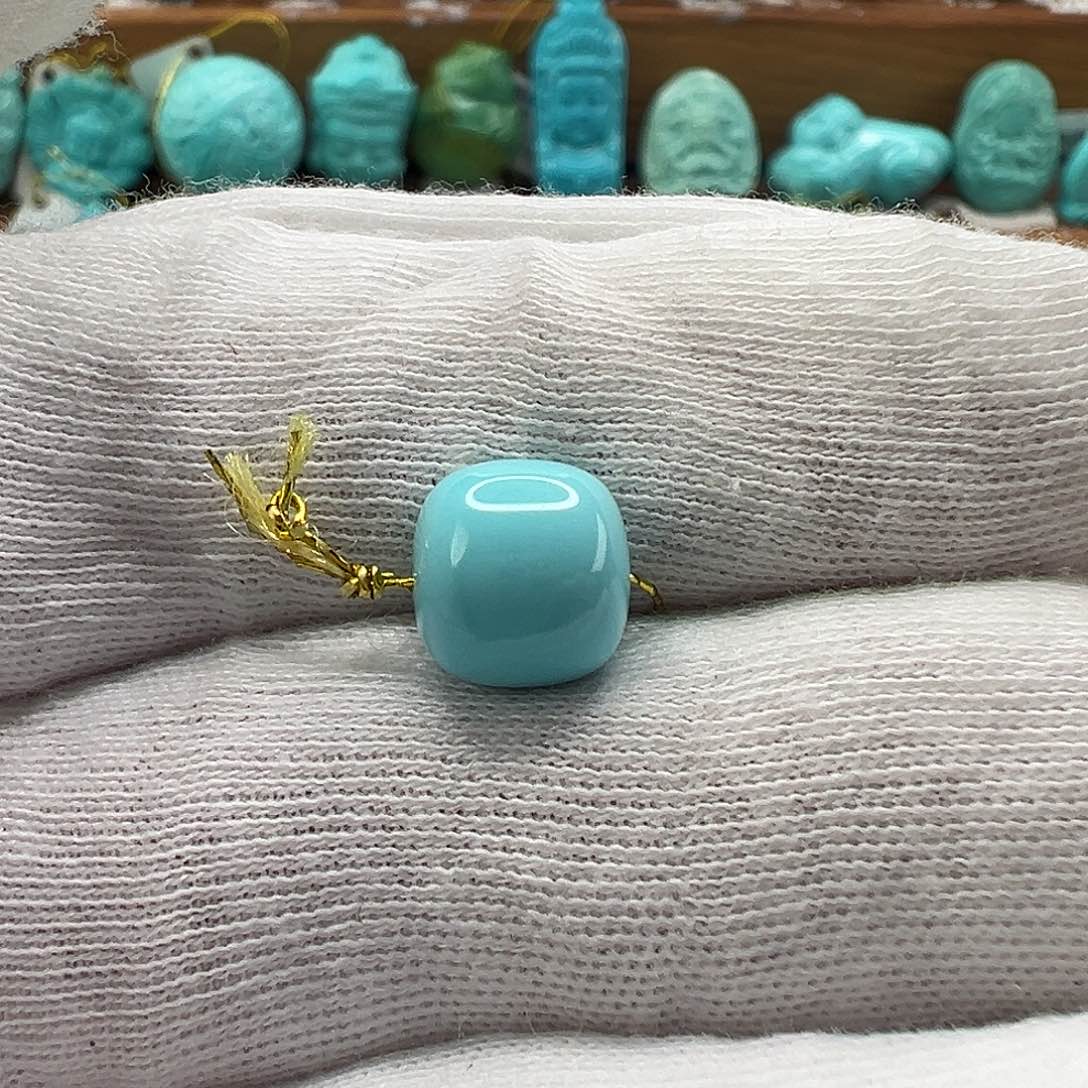 绿松石老型珠 未镶嵌