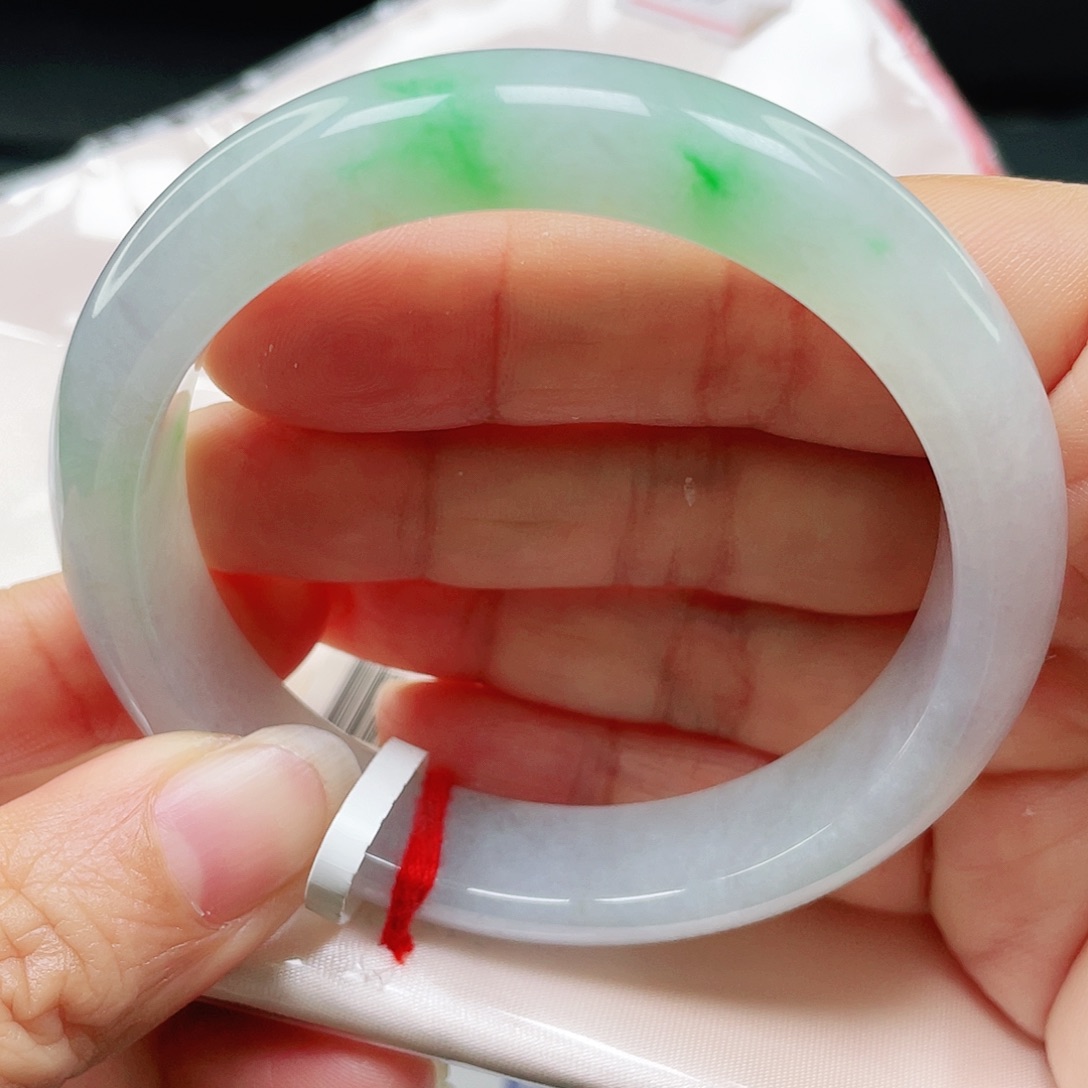 未镶嵌手镯翡翠正圈56 035