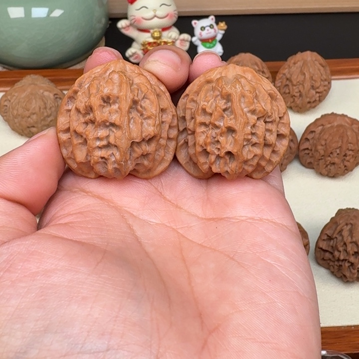 文玩核桃把件全品苹果35.5