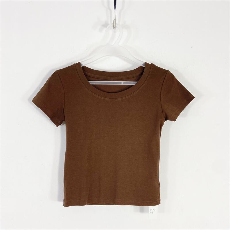 【77衣橱】KD8304精品女装上衣短袖T恤气质轻奢【红人上新】J