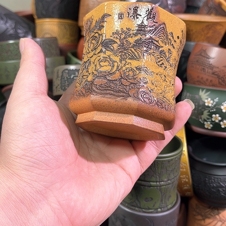 茶杯紫砂全手工紫砂主人杯