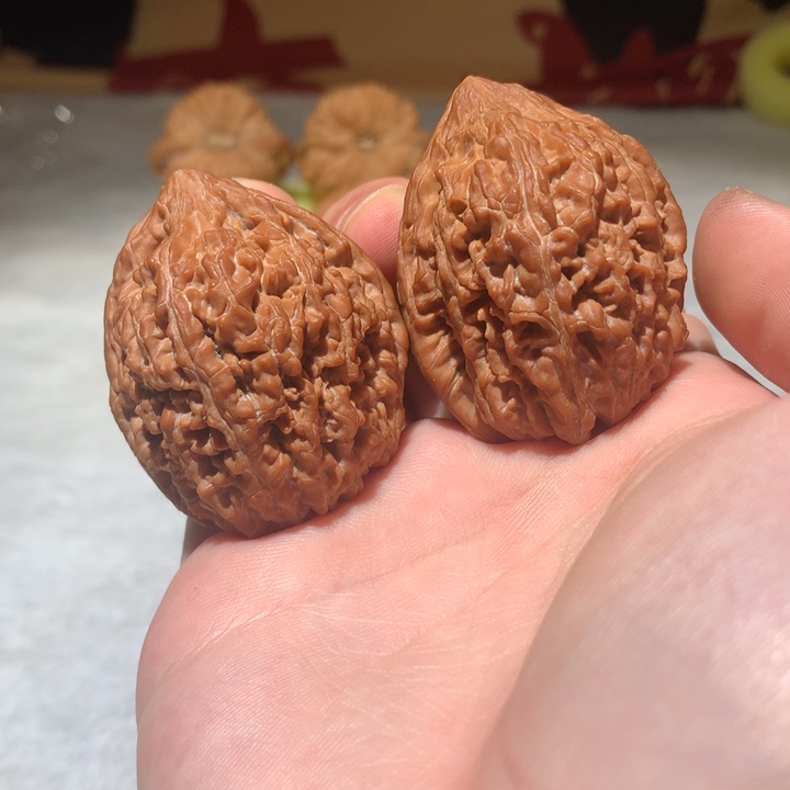 把件文玩核桃38全品大蒜头49.6g