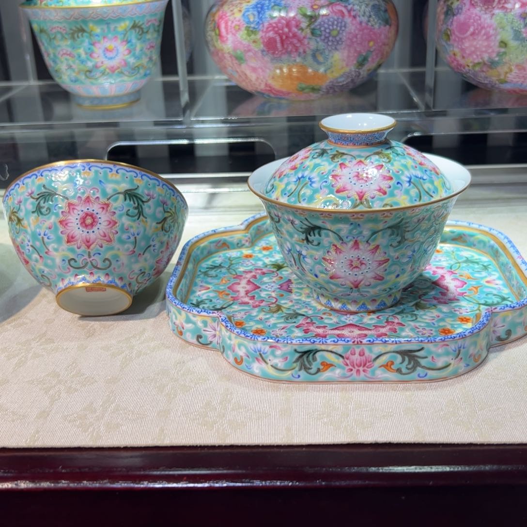 嘟*娜纯手工手绘 高端茶器