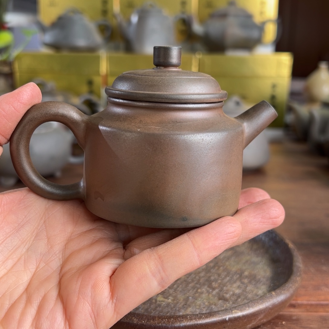 贵台龙窑柴烧茶壶A40